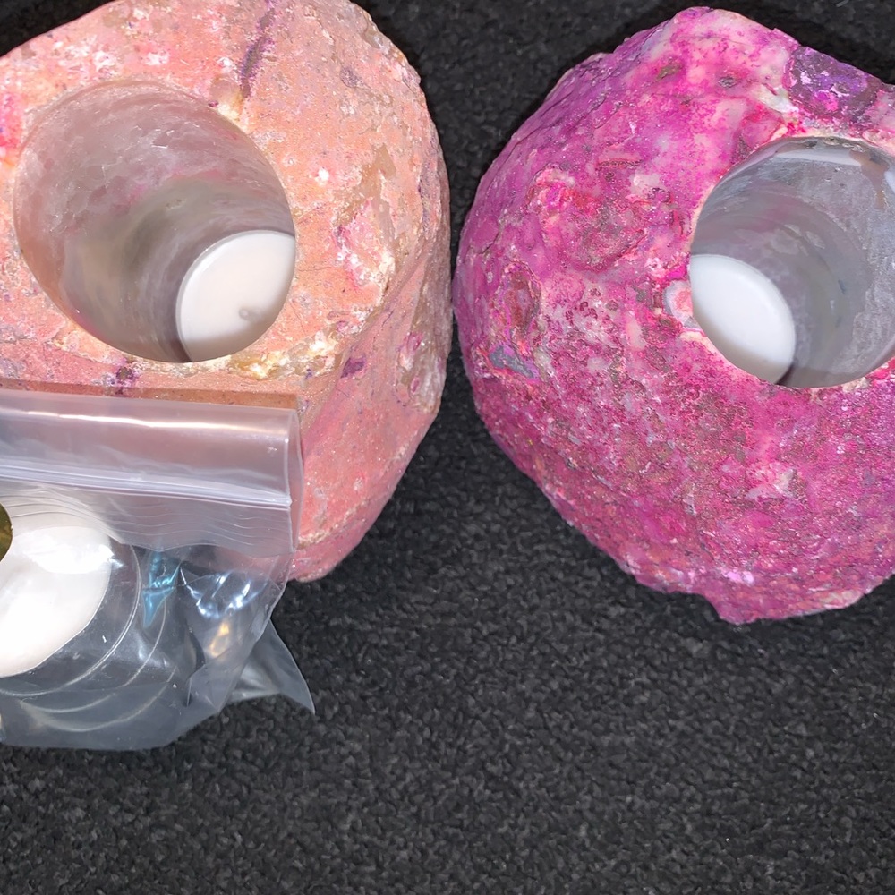 Himalayan Salt Candle Holders - Picture 6 of 11